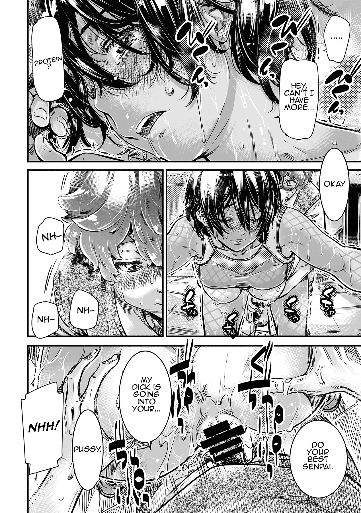 Hentai Manga Comic-175cm Tall Track and Field Girl Really Wants To Drink Her Kouhai's Semen-Read-42